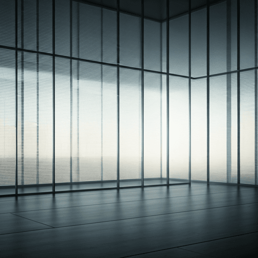 Architectural glass space
