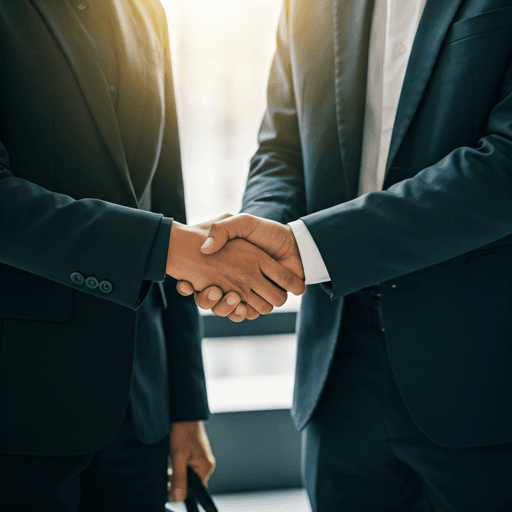 Business handshake